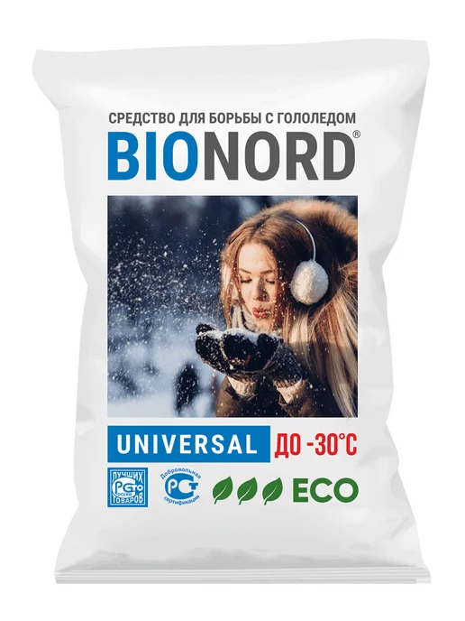 BIONORD Реагент антигололедный 23 кг, 23 кг