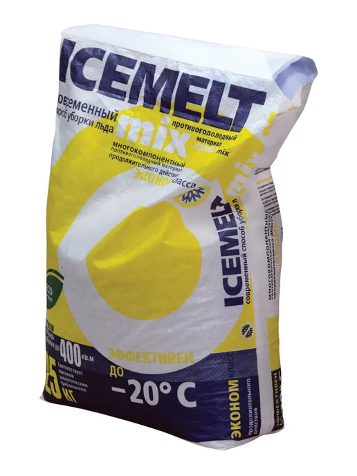 ICEMELT Реагент антигололедный 25 кг, 25 кг, фото 2