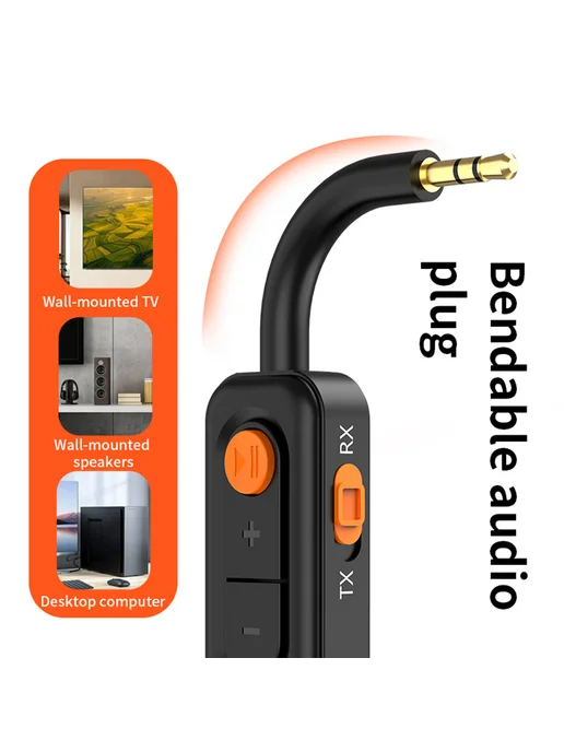 2 в 1 Bluetooth адаптер для 3 5мм Aux и передачи сигнала, вариант, фото 5