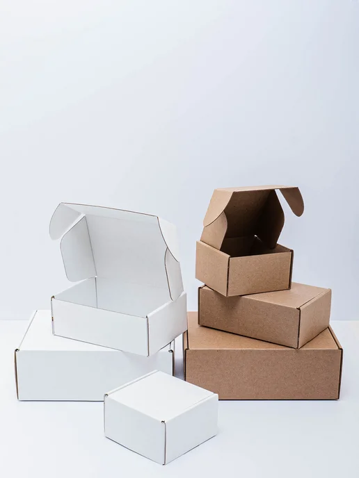 ROSTPACK Коробка картонная 16х11х6 см белая Т23 10 штук, 11x6 см, фото 3