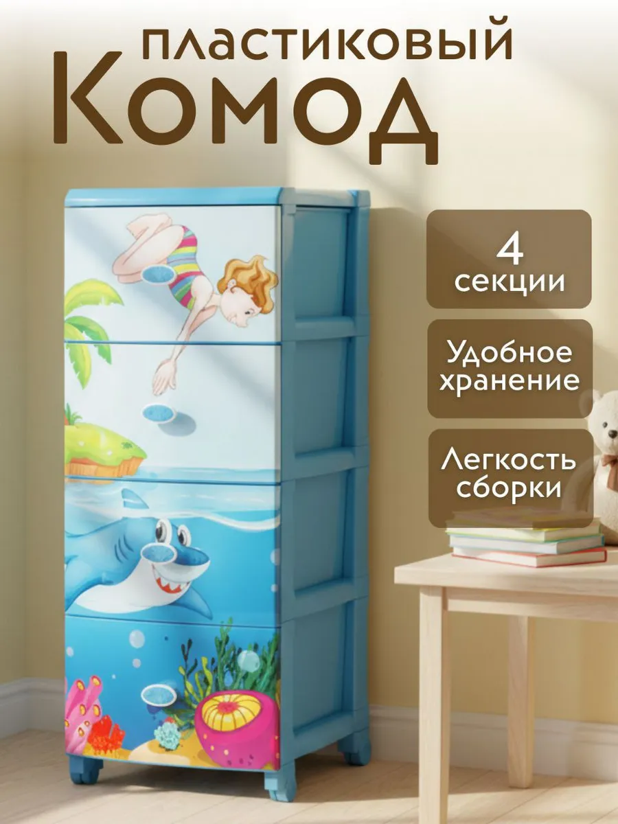 Комод пластиковый