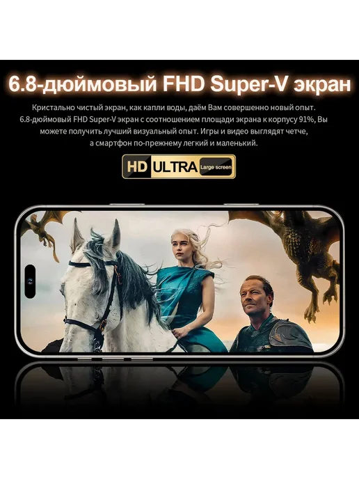 Смартфон Pro Max W11 12/512 ГБ, черный, фото 4