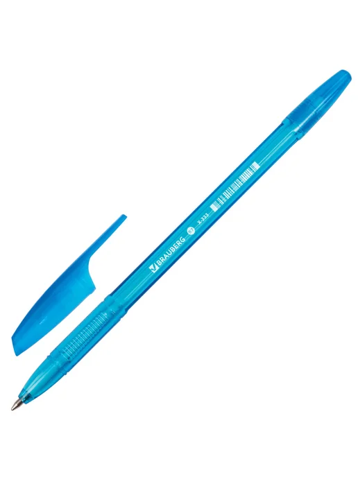 Brauberg Ручка шариковая синяя 0,7 мм школьная, синий, 5 шт, фото 5