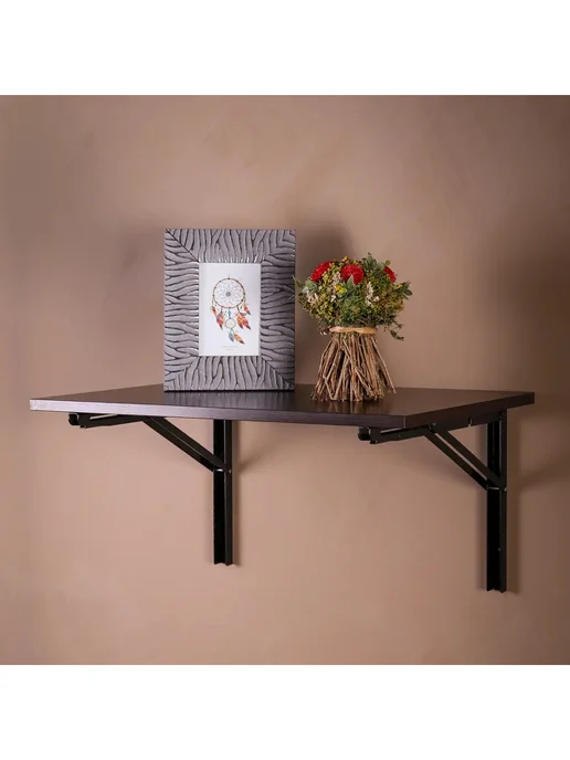 Кронштейн складной Larvij 40x27 см сталь (2 шт.), 40x27 см, 2 шт, фото 4