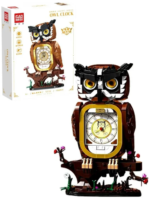 LEGO Конструктор Механическая Сова с часами 1060 деталей, вариант
