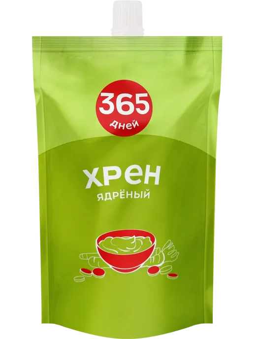 Хрен 365 ДНЕЙ Столовый 120г, 120 г