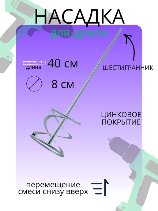 Миксер строительный венчик, вариант