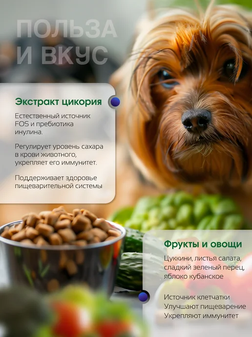 Сухой корм PFDesheli для собак, мелкие, говядина, рыба, 1,55 кг, фото 3
