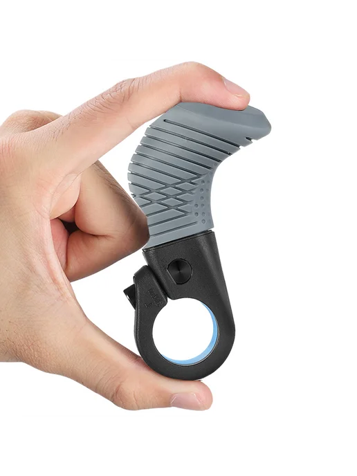 Пара рукояток MTB эргономика для Thumb Support серые, серый, фото 3
