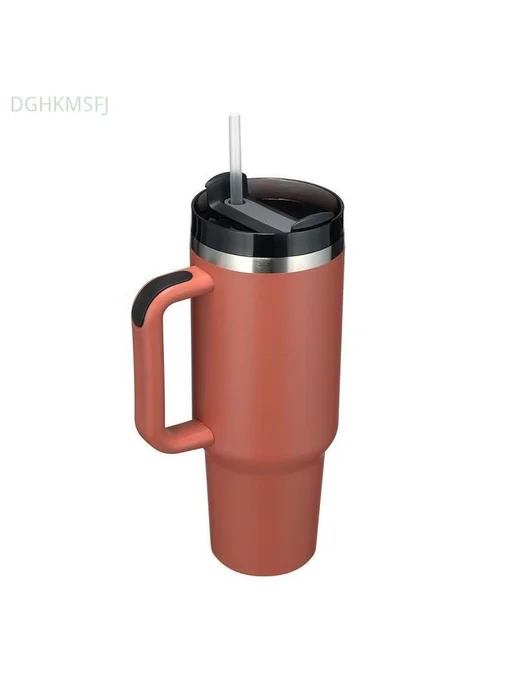 Термокружка 40oz с ручкой для горячих холодных напитков, коричневый