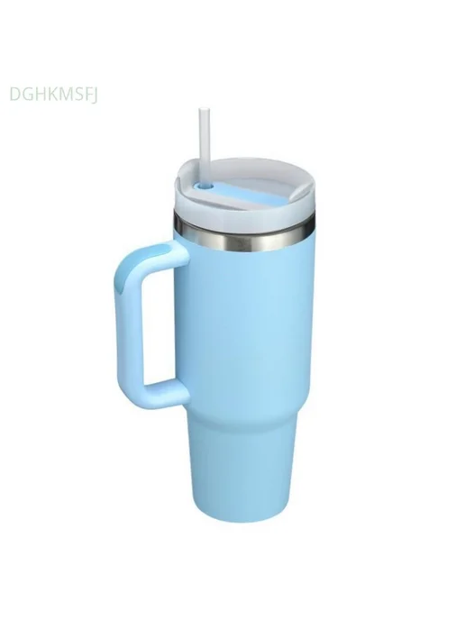 Термокружка 40oz с ручкой для горячих холодных напитков, синий
