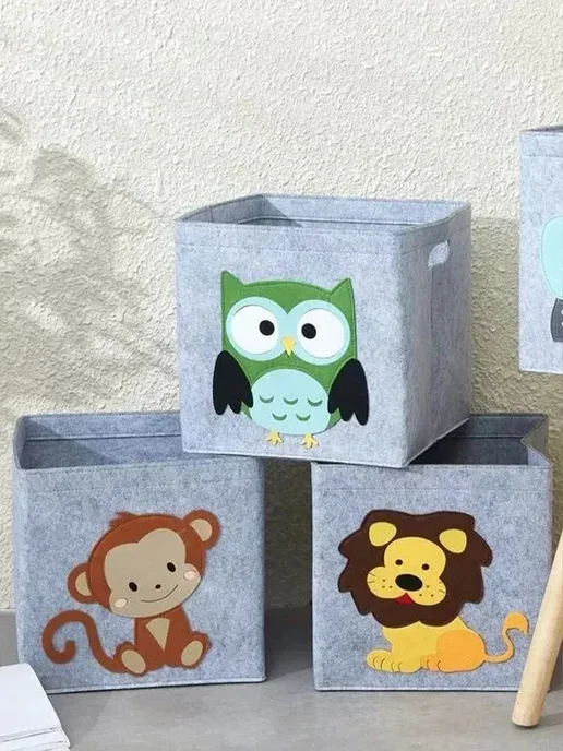 Коробки для игрушек и хранения вещей 4 шт, 4 шт, фото 6