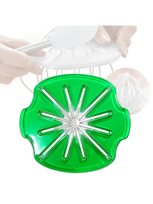 Аксессуар для миксера Blender Cream, 6-гребень, зелёный, зеленый, фото 4