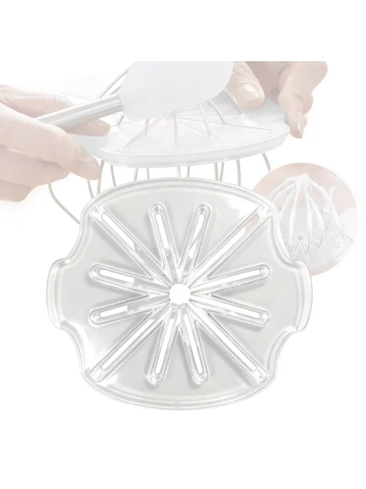 Blender Cream Scraper для Stand Mixer 6-кивков Transparent, бежевый, фото 4