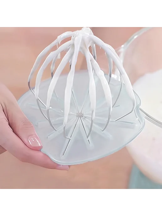 Blender Cream Scraper для Stand Mixer 6-кивков Transparent, бежевый, фото 7