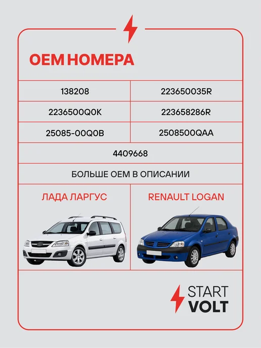 STARTVOLT Датчик абсолютного давления для Lada Largus Renault Logan, вариант, фото 2