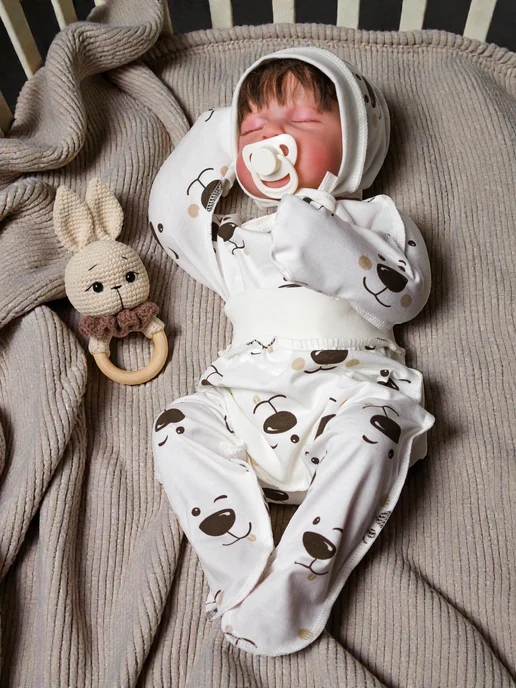 ABCLIFE kids Чепчик для новорожденного, белый, фото 7