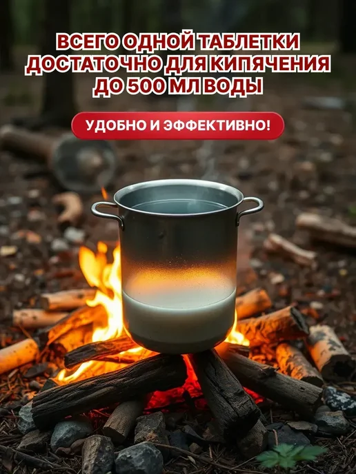 Luluwibi Сухое горючее таблетки для розжига, вариант, фото 3