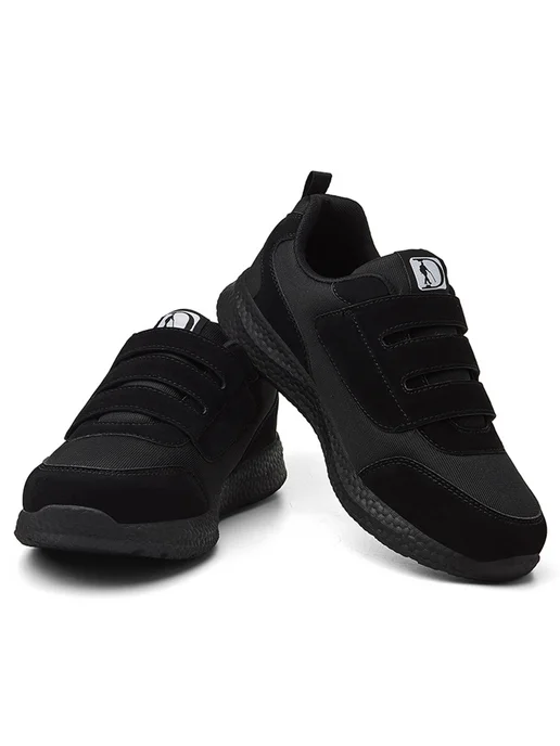Диабетические кеды Slip-On ортопедические, антискольжение, о, черный, фото 2