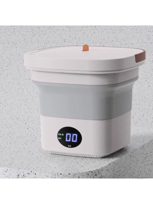 6L портативная стиральная машина 3 режима, складная, евро ви, 6 л, фото 3