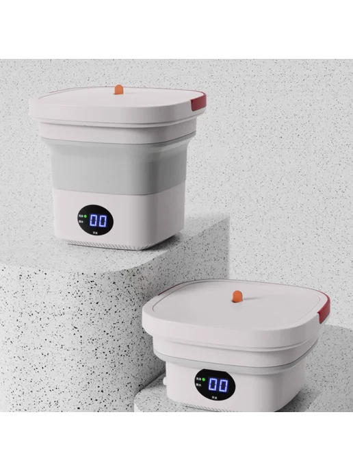 6L портативная стиральная машина 3 режима, складная, евро ви, 6 л, фото 7