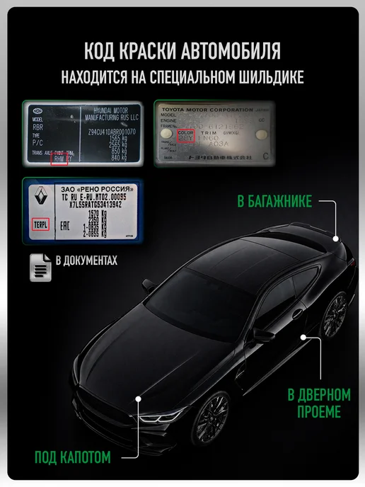 MEGAMIXnano Акриловая краска 2К 2К 4 1, Toyota 040 Белоснежно белая, белый, фото 7