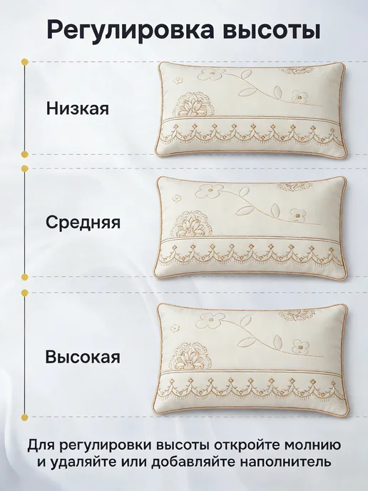 Ортопедическая подушка для комфортного отдыха, белый, фото 6
