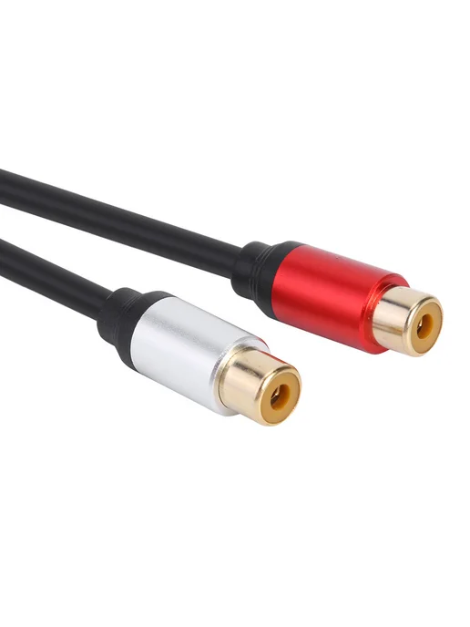 Аудиокабель 3.5мм мужской — 2RCA женский, AUX для планшета, 2 шт, фото 7