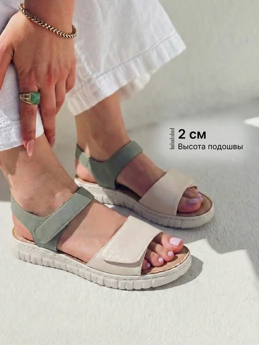 T.TACCARDI Сандалии женские на платформе, серый, фото 2
