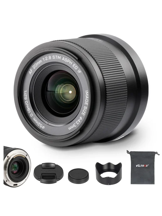 Viltrox Объектив 20 мм F2.8 с байонетом Z для Nikon, черный