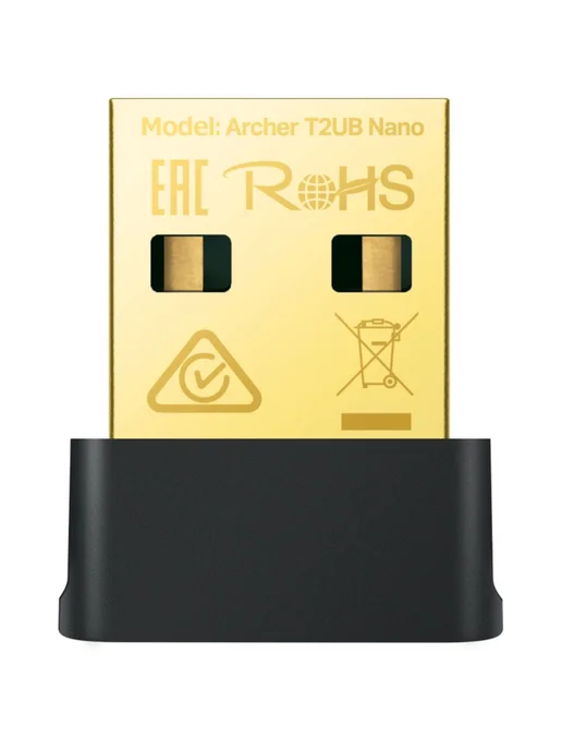 TP-link WiFi адаптер для компьютера Archer T2UB Nano Wi-Fi 5 (802.11…, черный, фото 7