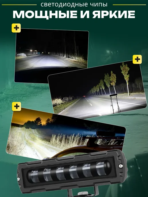 Lime Auto Противотуманные фары светодиодные 60W туманки, 60 Вт, фото 4