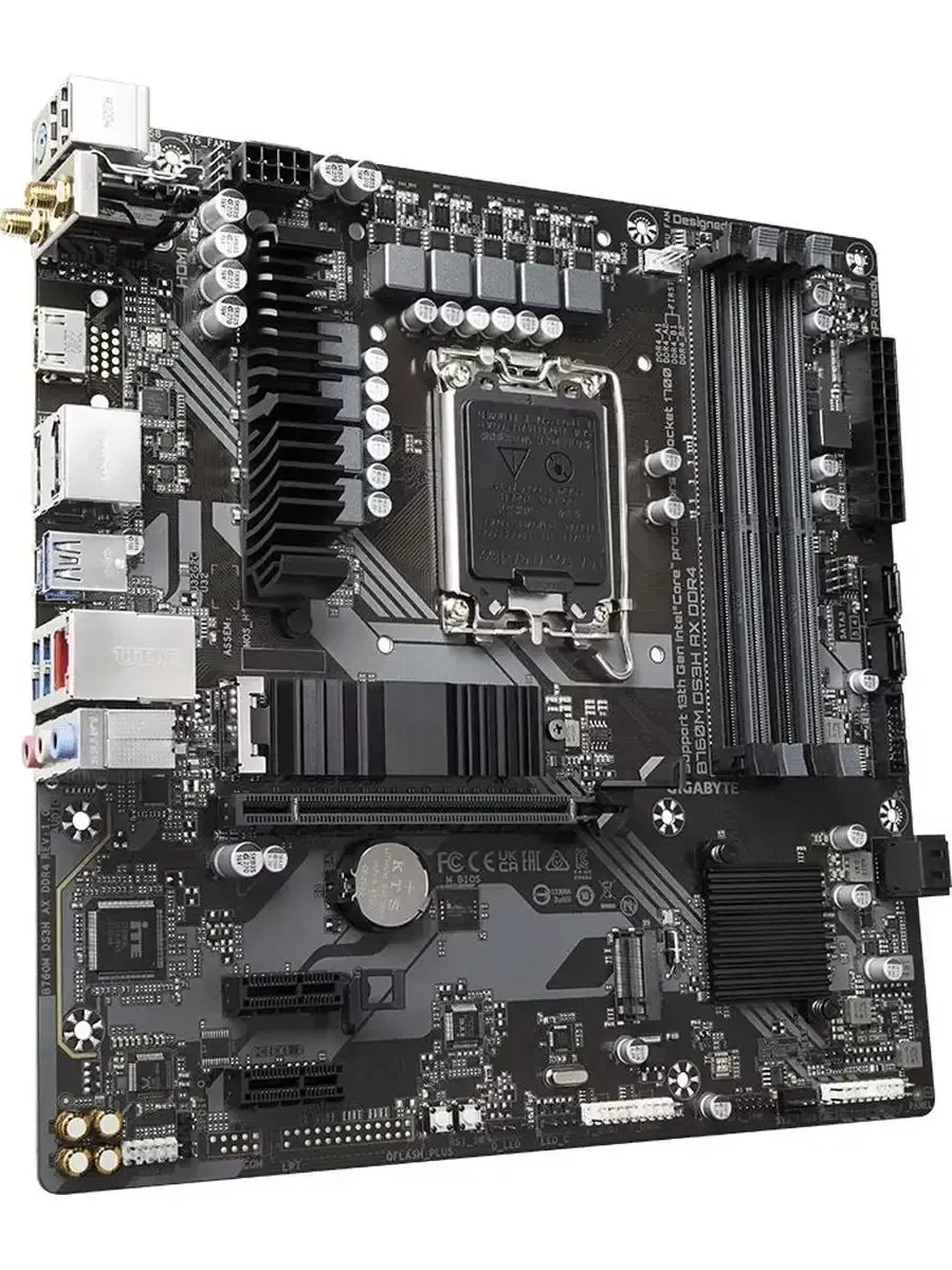 Материнская плата B760M DS3H AX DDR4 Gigabyte 761907436 купить в интернет‑магазине Wildberries