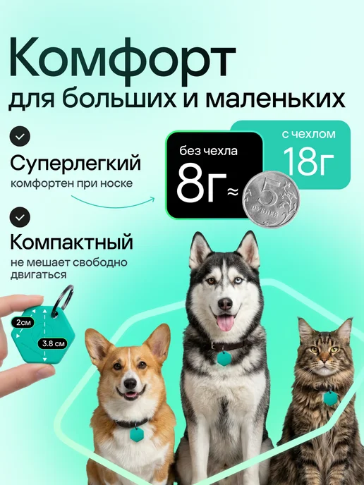 KASPERSKY Умный GPS трекер Tag с силиконовым чехлом, вариант, фото 6