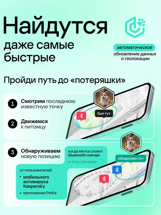 KASPERSKY Умный GPS трекер Tag с силиконовым чехлом, вариант, фото 7