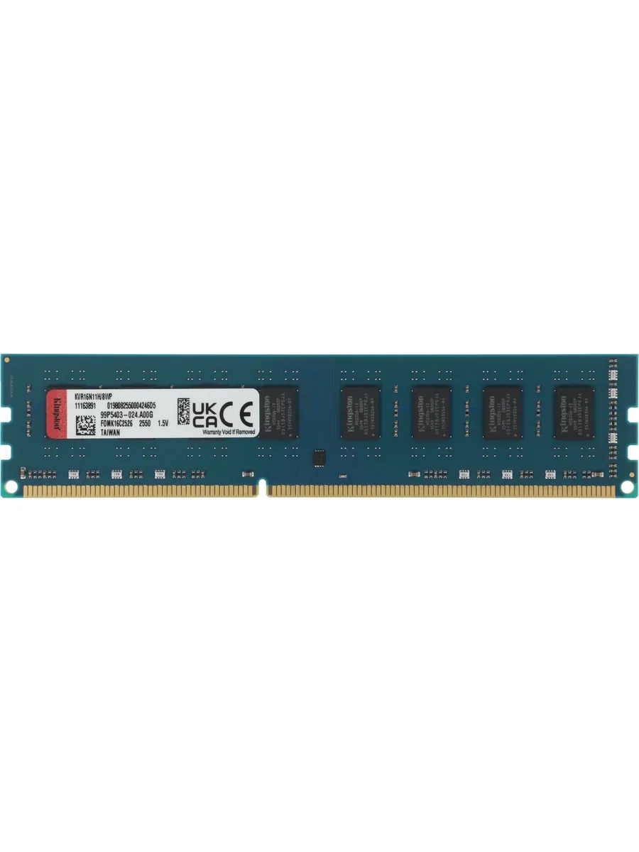 Kingston Оперативная память KVR16N11H 8WP