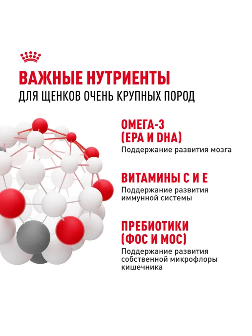 Сухой корм Royal canin Размеров Джайнт для собак, крупные, щенки, 15 кг, фото 5