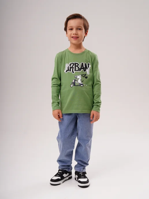 KariKids Джинсы на резинке, голубой, фото 6