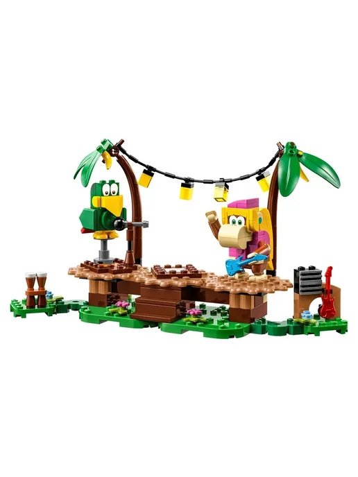 LEGO Конструктор Super Mario 71421 Дикси Конг в джунглях, желтый, фото 4