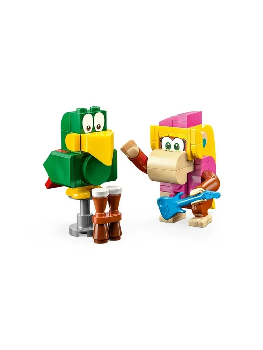 LEGO Конструктор Super Mario 71421 Дикси Конг в джунглях, желтый, фото 6