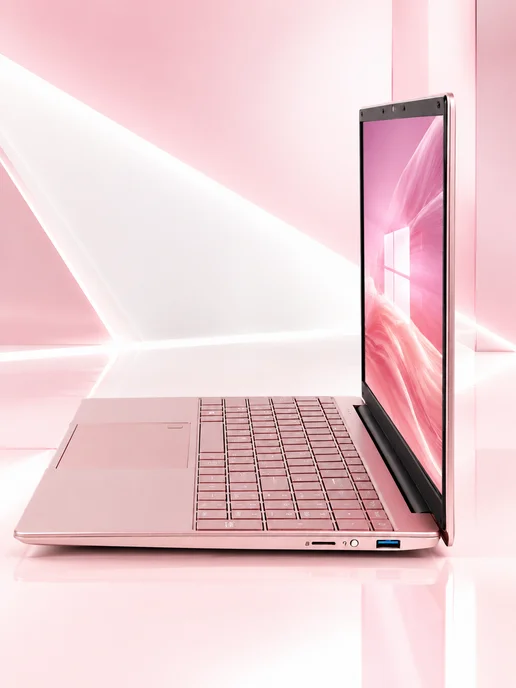 MEIMEI Ноутбук 15.6" N95,RAM 16 ГБ, SSD 1024ГБ Розовый, 16 ГБ, 1024 ГБ, фото 8