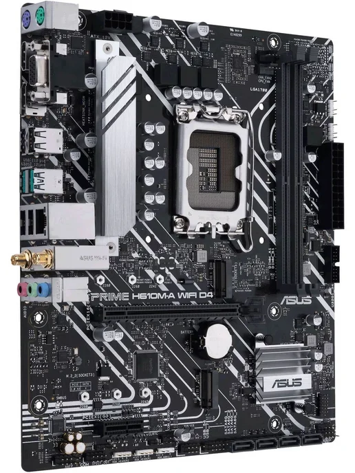 Asus Материнская плата PRIME H610M-A WiFi D4, черный, фото 2