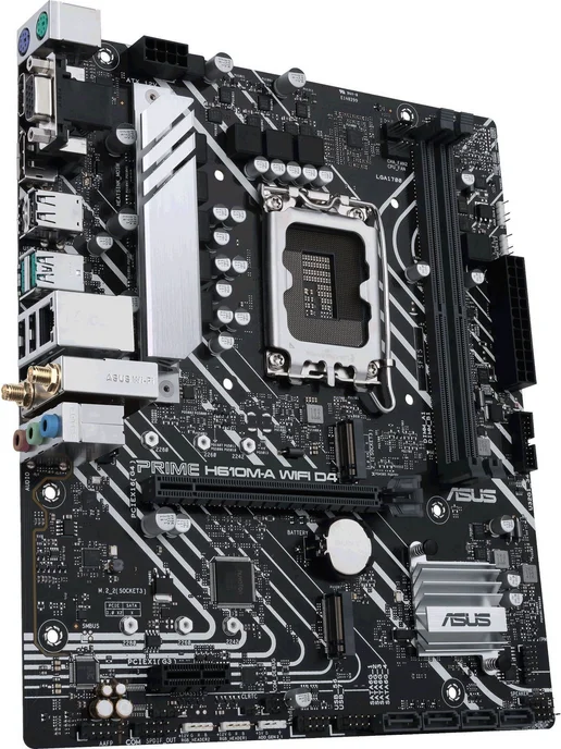 Asus Материнская плата PRIME H610M-A WiFi D4, черный, фото 3