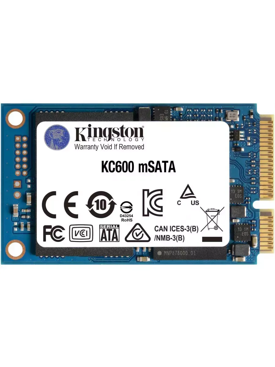 Kingston Накопитель SSD mSATA 256GB SKC600MS 256G KC600