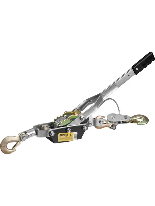 Stayer, Ручная рычажная лебедка MAXPull, 4 тонны, 3 метра, 3 м