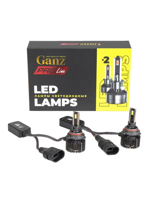 GANZ Лампа светодиодная 12 24V H11 55W 4000lm 6000K LED 2 шт, 55 Вт, 2 шт, фото 2