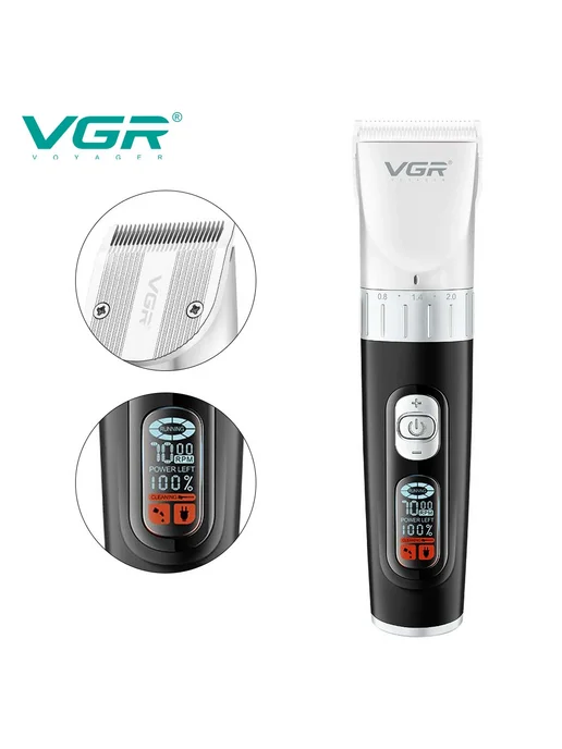 Машинка для стрижки (3мм,6мм,9мм,12мм,), черный, фото 7
