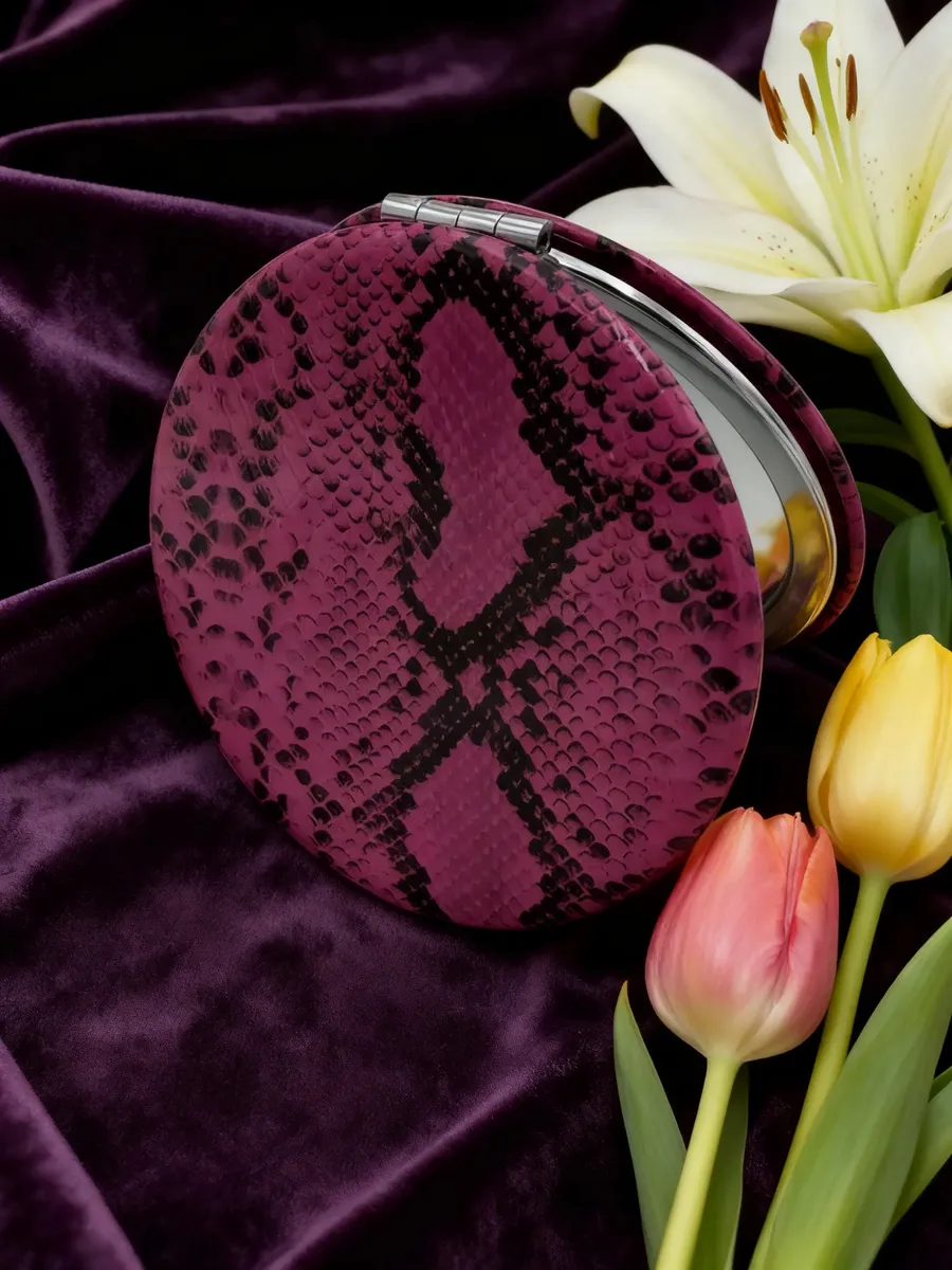 Карманное складное женское зеркало