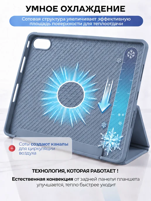 DiLo Чехол на планшет Xiaomi Redmi Pad 2 Pro и Poco Pad M1 12.1", фиолетовый, фото 3