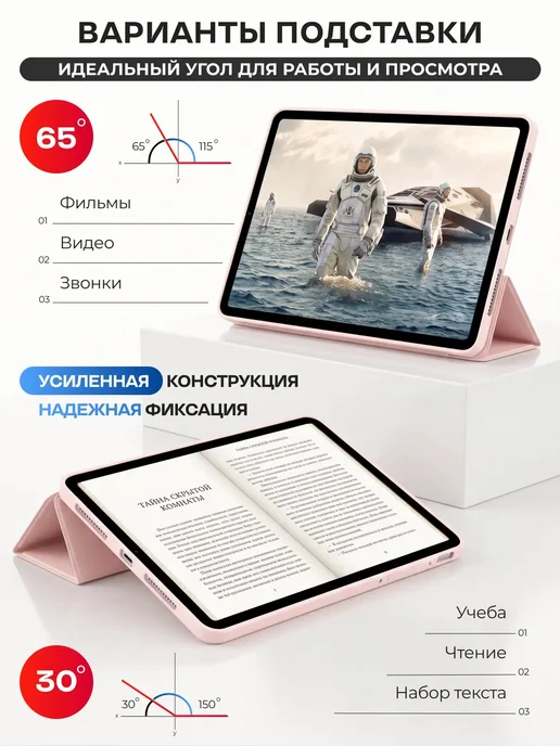 DiLo Чехол на планшет Xiaomi Redmi Pad 2 Pro и Poco Pad M1 12.1", вариант, фото 5
